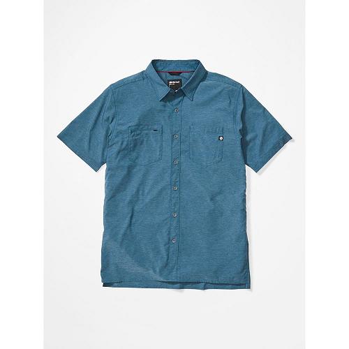 Marmot Innesdale Shirts For Mens Denim YXJ478620